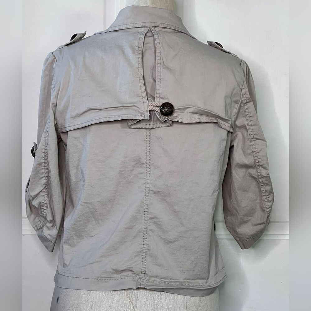 Papaya Light Gray Bomber Jacket - Picture 7 of 8